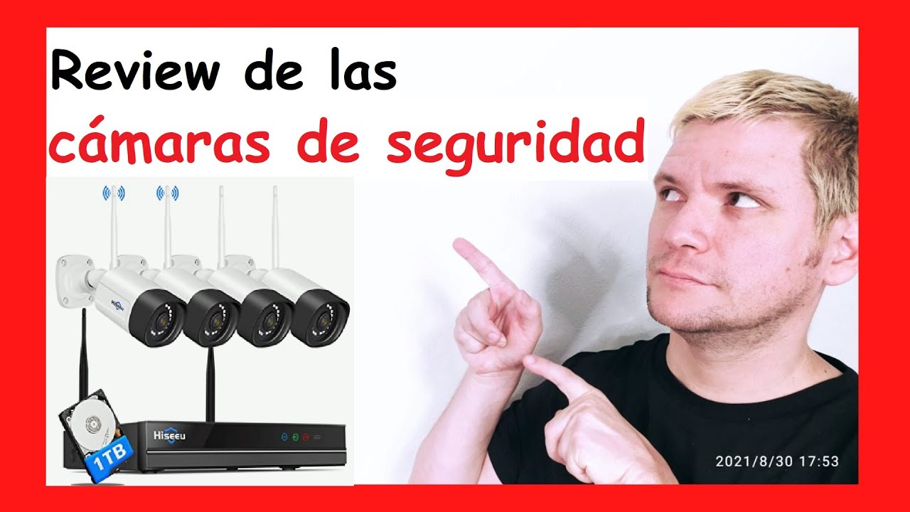 😎 Review: CÁMARA de SEGURIDAD con audio inalámbrica WIFI para la CASA conectadas al CELULAR Hiseeu