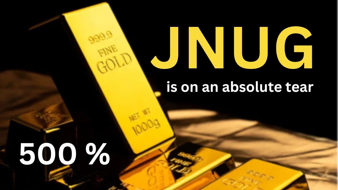 Акции JNUG взлетели на 500% за 1 год 🔥 Рост на 45% с начала года | Ралли золотодобывающих компани...