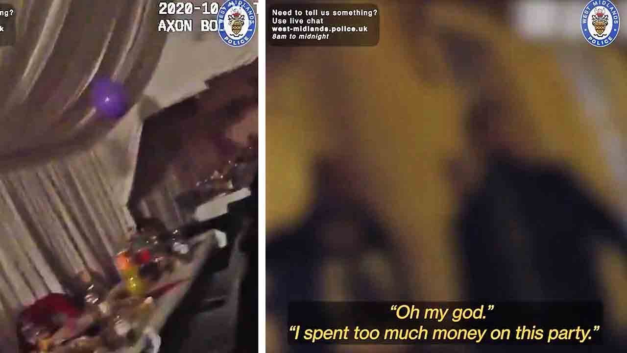 Police hand &pound;10,000 fine after christening party with 'up to 50 guests'