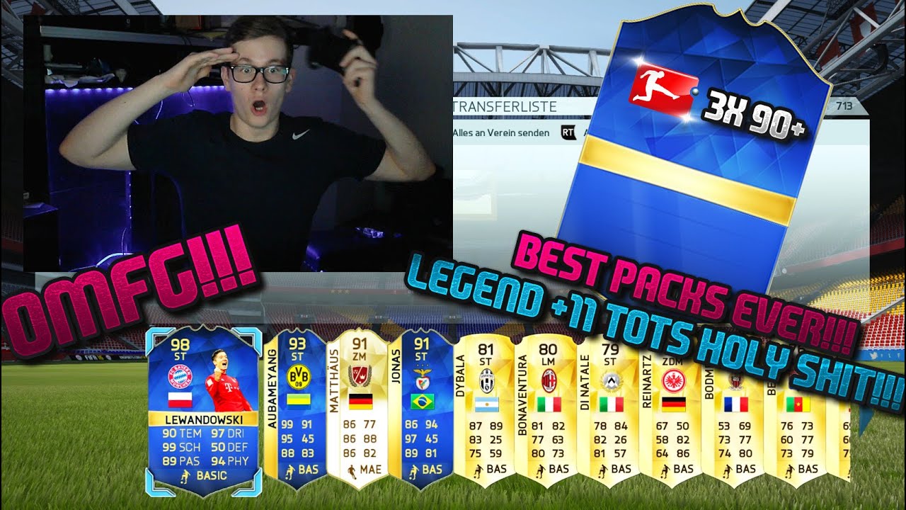 FIFA 16: PACK OPENING (DEUTSCH) - FIFA 16: ULTIMATE TEAM - BEST PACKS OF MY LIFE! 10+ TOTS & LEGEND!
