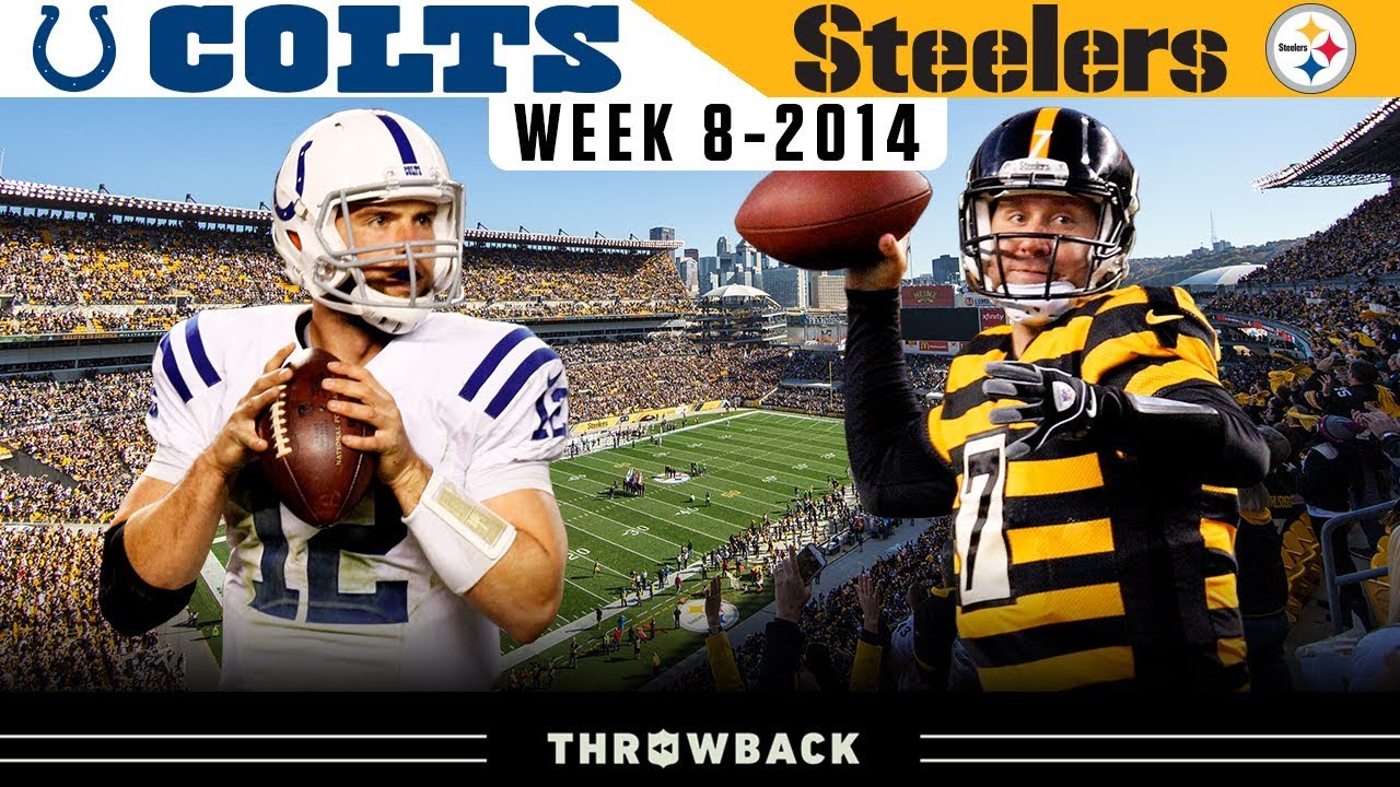 Luck & Big Ben EPIC QB Duel! (Colts vs. Steelers 2014, Week 8)