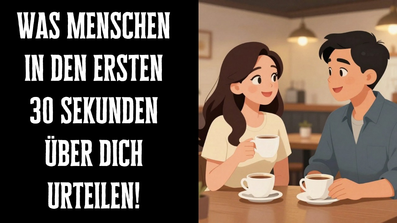 Was Menschen in den ersten 30 Sekunden über dich urteilen!
