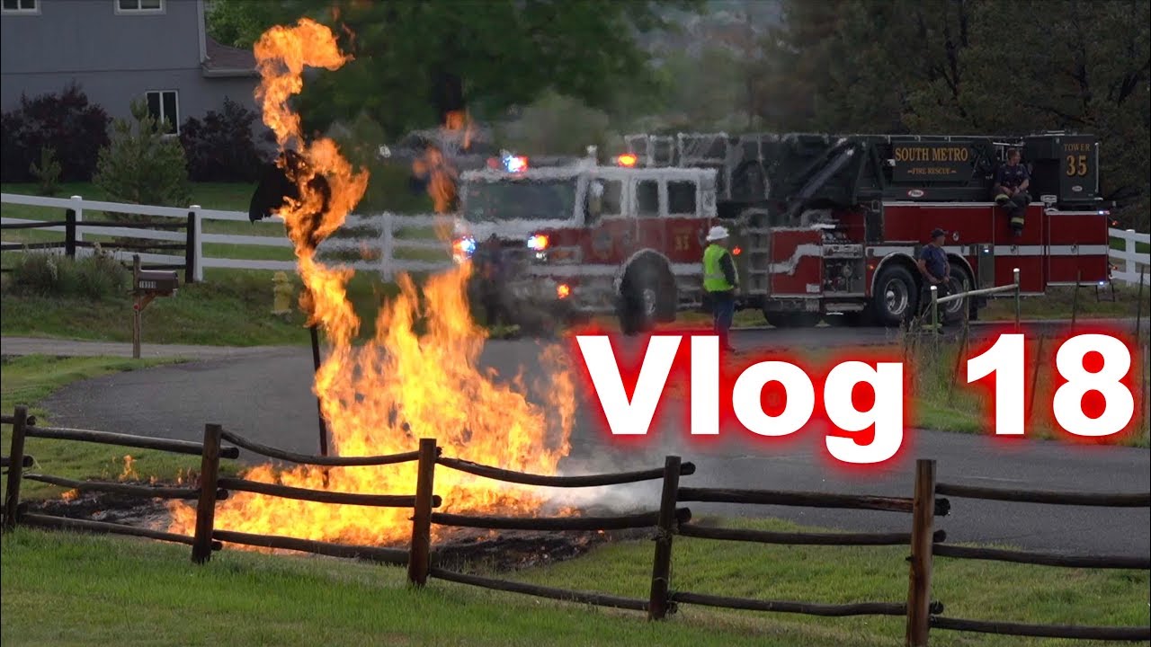 Lightning Strikes a Gas Line - Vlog 18
