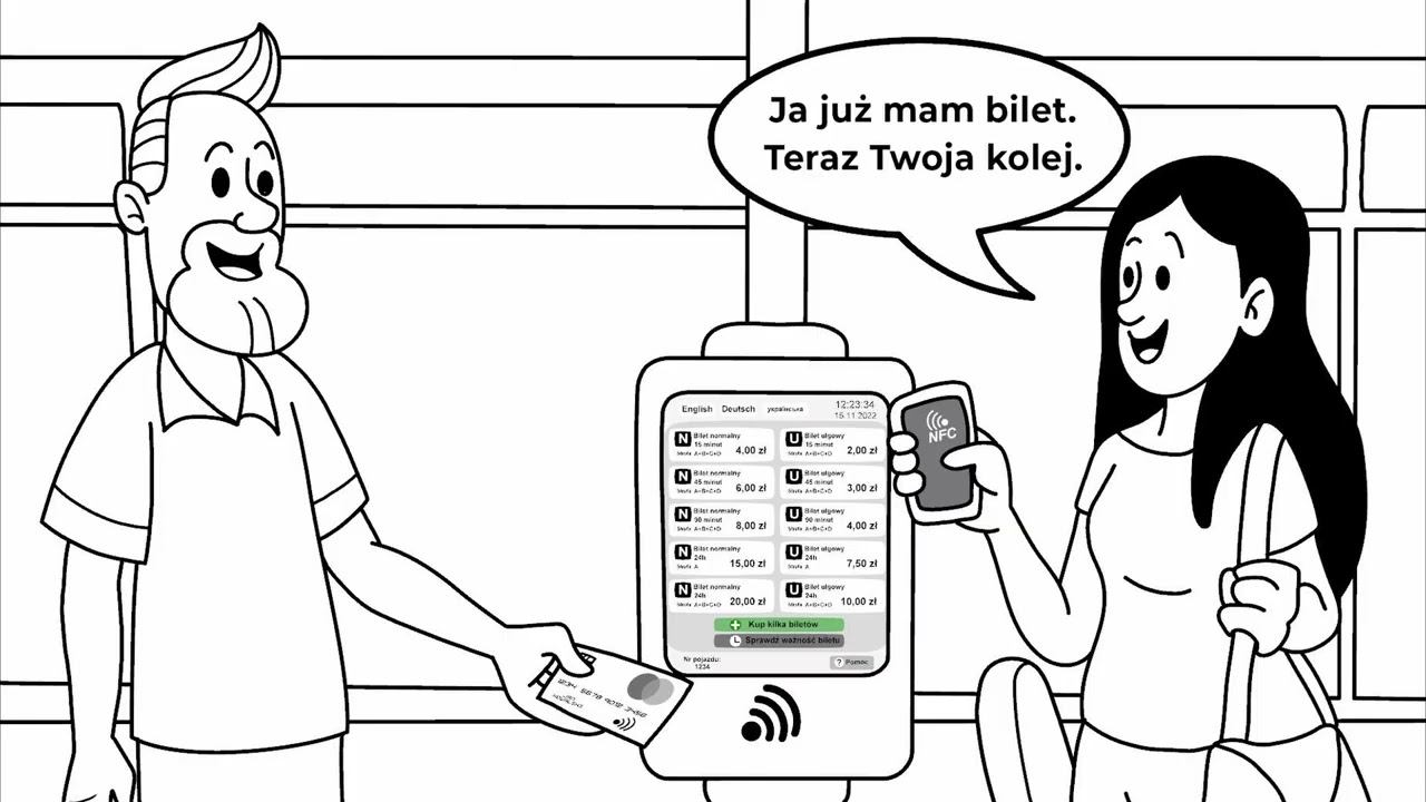 Jak kupić bilet w kasowniku? Open Payment System - Poznań #1