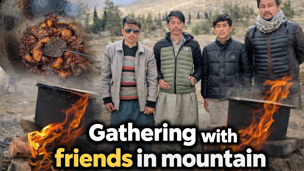 Gathering with friends in mountain #masti #youtubeshorts #viralvideo 