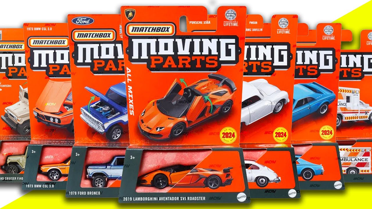 Preview - Matchbox 2024 Moving Parts Mix1, Mix 2, Mix 3, Basics, Collectors, Premiums & Many More.