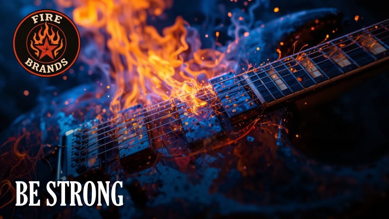 BE STRONG - Dark Country Rock Song | Motivation for Men | Workout Music (LYRIC VIDEO)