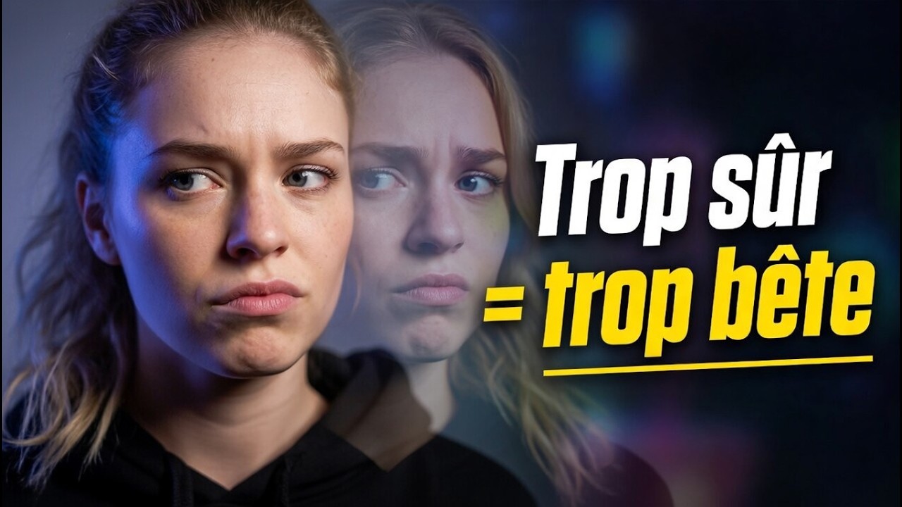 Plus tu es sûr de toi, plus tu deviens bête