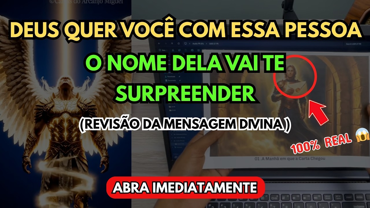 Deus ESCOLHEU alguém pra você—o NOME vai te SURPREENDER. ABRA rápido…