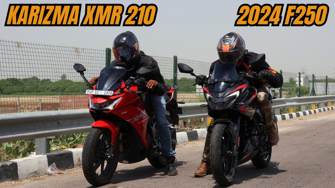 2024 Pulsar F250 vs Karizma XMR 210 Drag Race