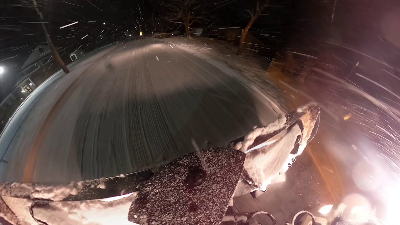 PREVIEW* PLOWING WITH GO PRO 360 MAX 2021 snow plowing