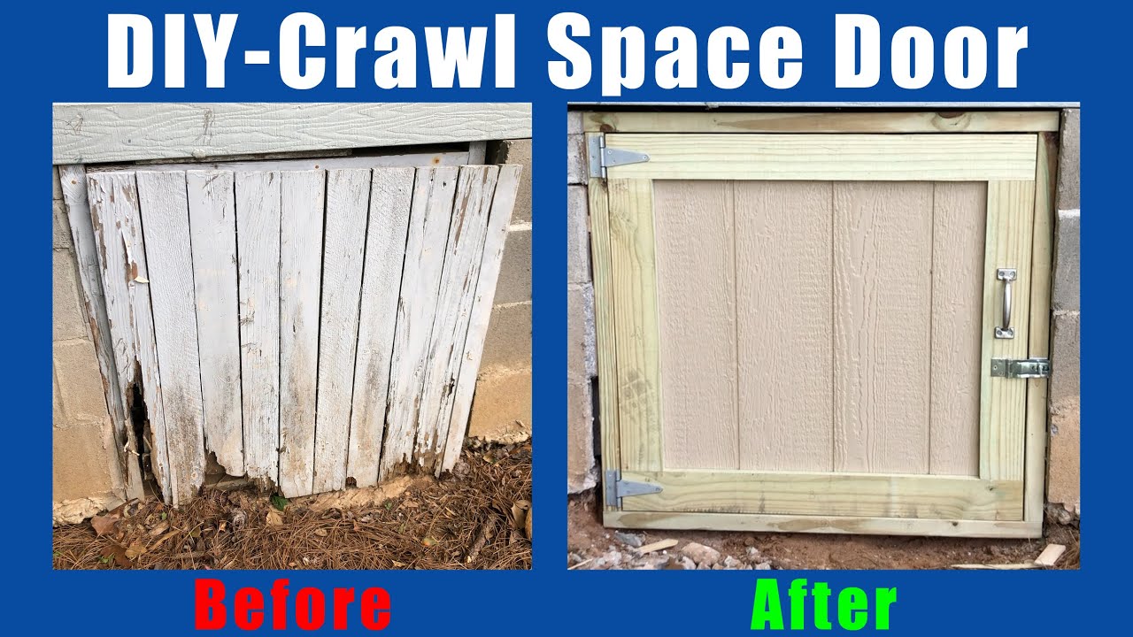 A DIY Weekend Project - Crawl Space Access Door