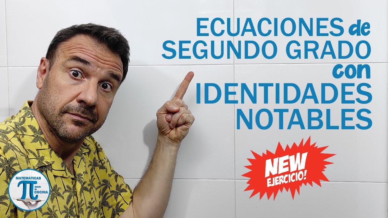 ECUACIONES de SEGUNDO GRADO con IDENTIDADES NOTABLES 🆕 Ejercicio #2