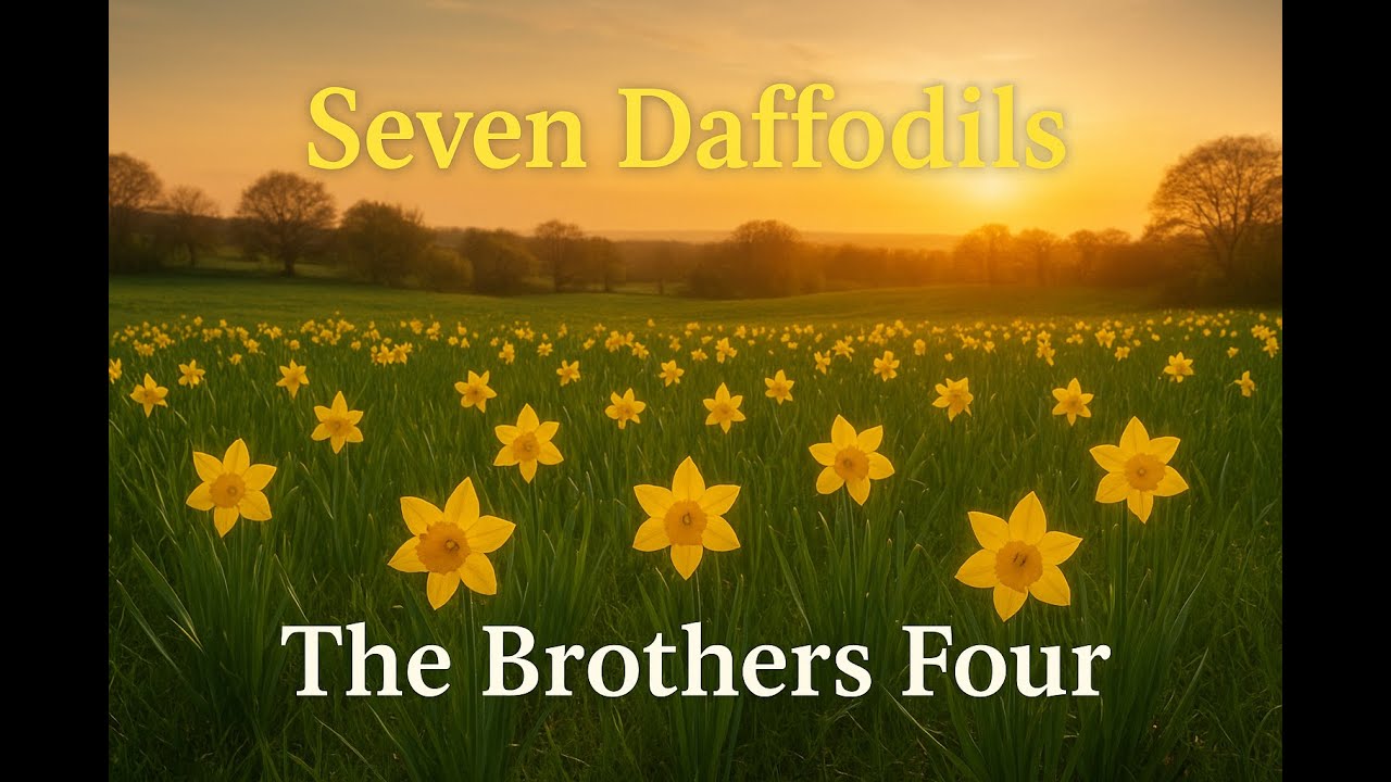 Seven Daffodils - The Brothers Four | 🌿 추억의 포크송과 풍경 영상 🎵