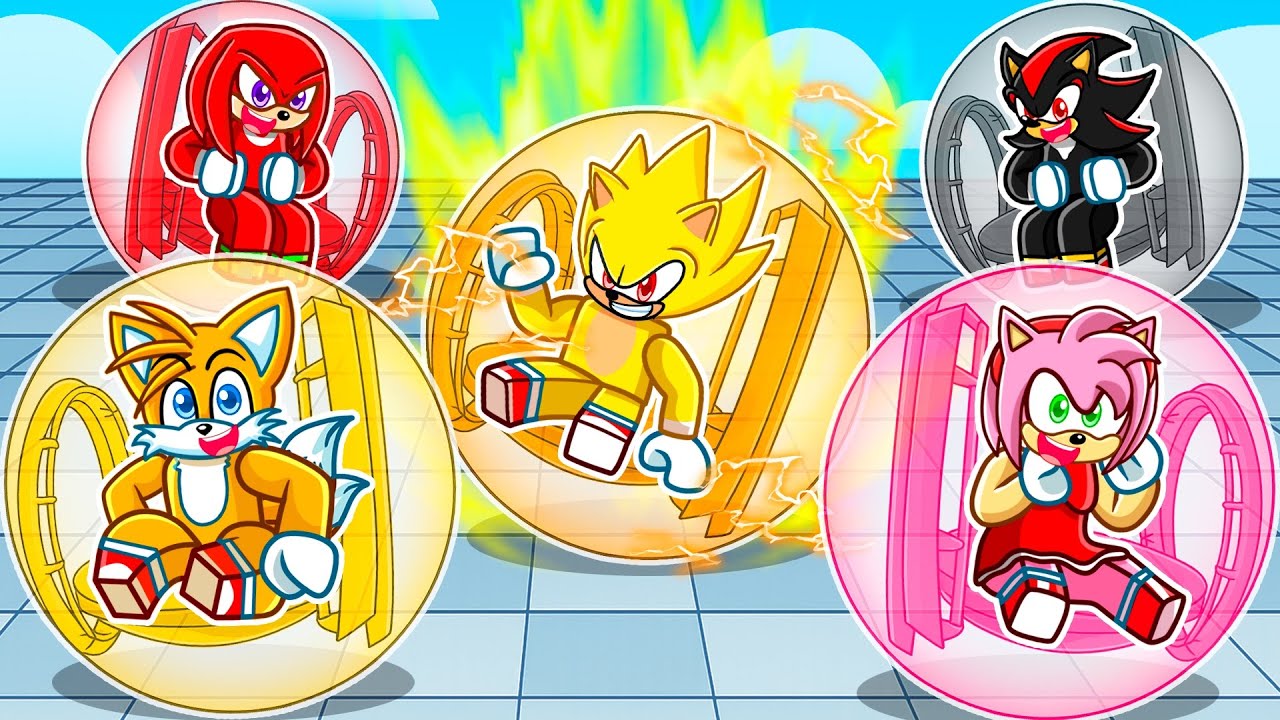 Me Converti en SUPER SONIC en BATALLA de BOLAS en Roblox!