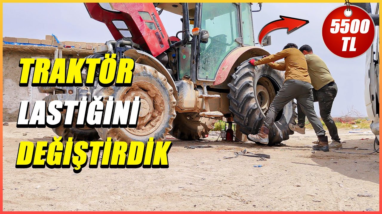 AFGANLAR'IN MAHVETTİĞİ TRAKTÖR LASTİĞİNİ DEĞİŞTİRDİK - 5500 TL KAZANDIK