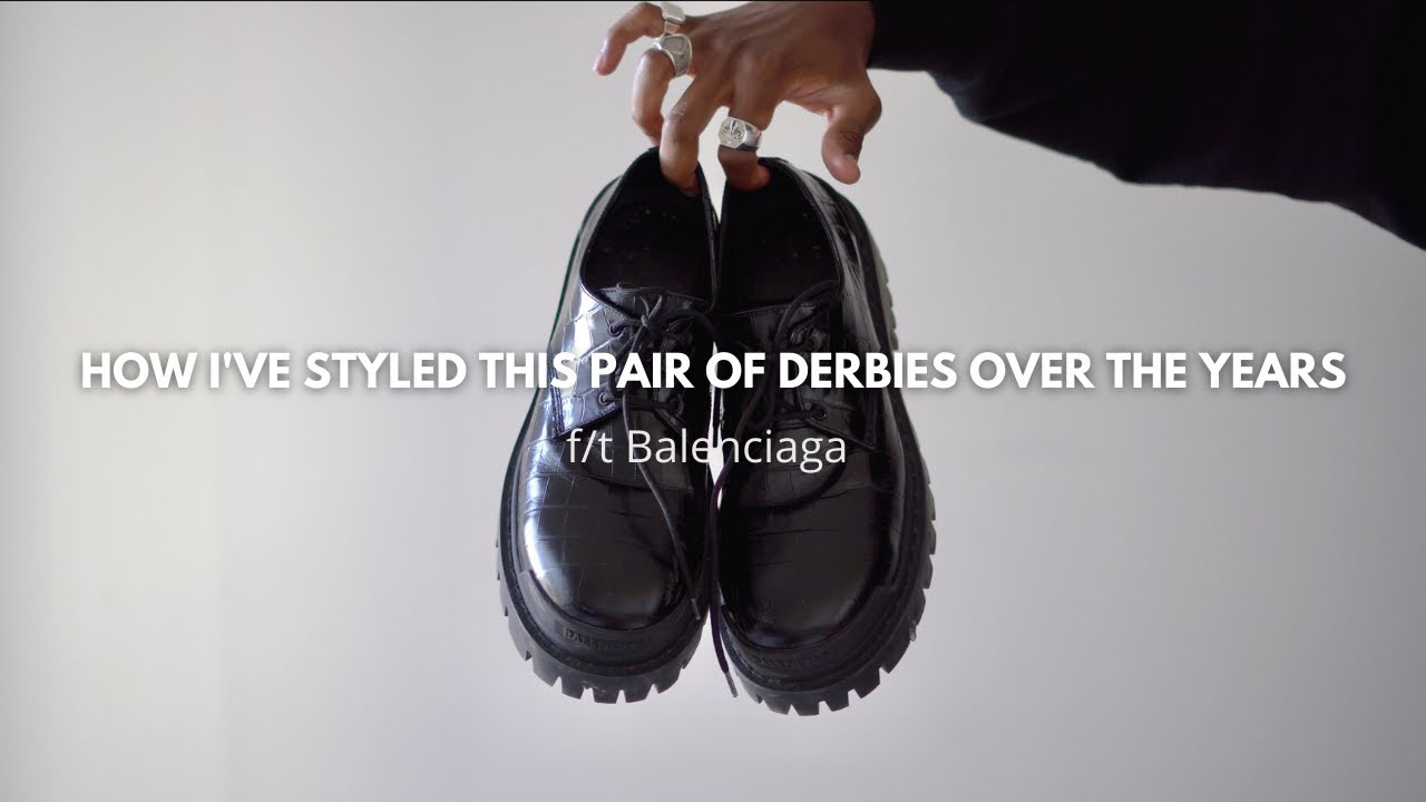 Favourite pair of derbies I own & How I've style it over the years (some outfit details)