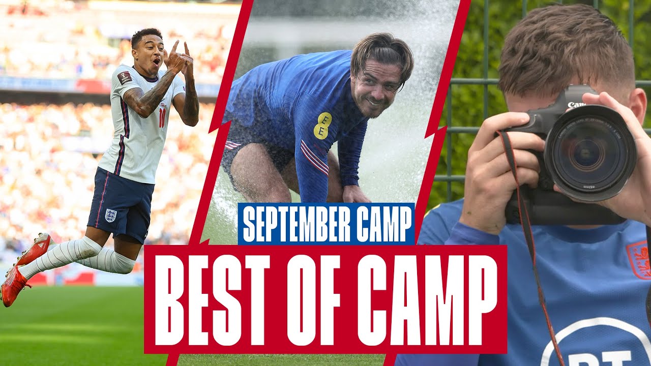No-Look Crossbar Challenge, Lingard Siuu Celebration & Mount Cam 📸  Best of September Camp | England