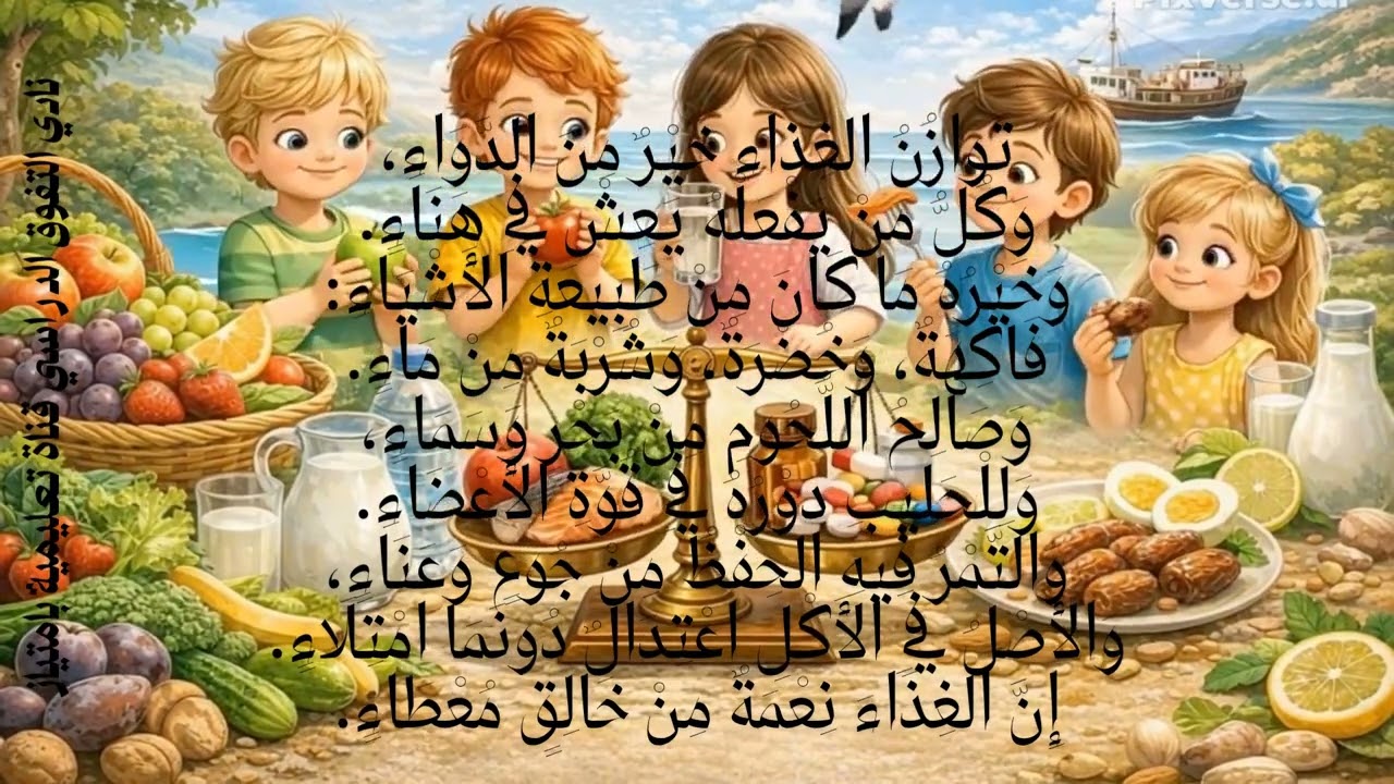التوازن الغدائي ص89  للسنة الرابعة ابتدائي  #حلو_الكلام 