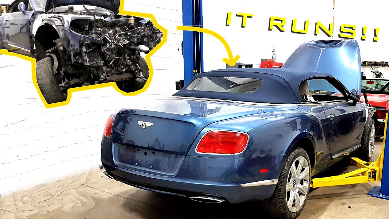 Восстановление полностью разбитого Bentley Continental GT C. Стоило ли оно того?