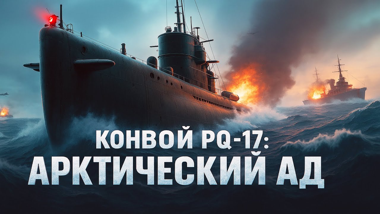 КОНВОЙ PQ-17: Как НЕМЕЦКИЕ U-BOAT УНИЧТОЖИЛИ союзный конвой?