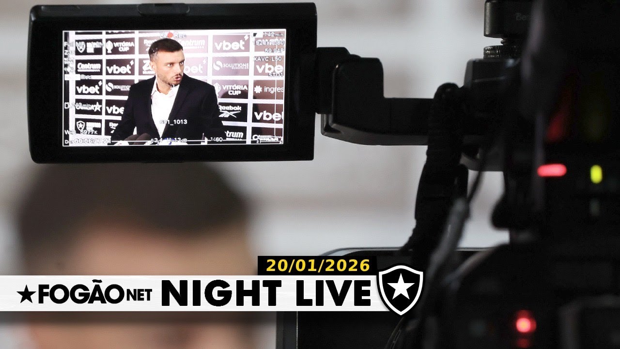 NIGHT LIVE: BOTAFOGO APRESENTA OFICIALMENTE ANSELMI | VENDA DE DAVID RICARDO PARA O DÍNAMO MOSCOU