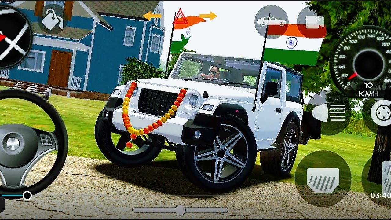 😈Modified Mahindra Thar 👿Car Games Indian Cars 👿Gadi Wala Game - Car Game👿 Android Car #gaming video