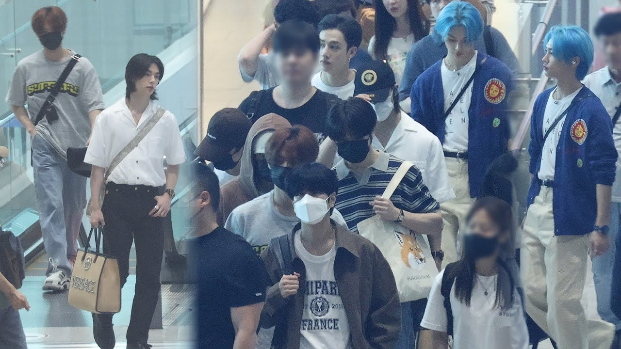 230719 스트레이키즈(Stray Kids) 파리 출국 (팬들에게 둘러싸인 스키즈) Lollapalooza Paris | 인천공항 Departure