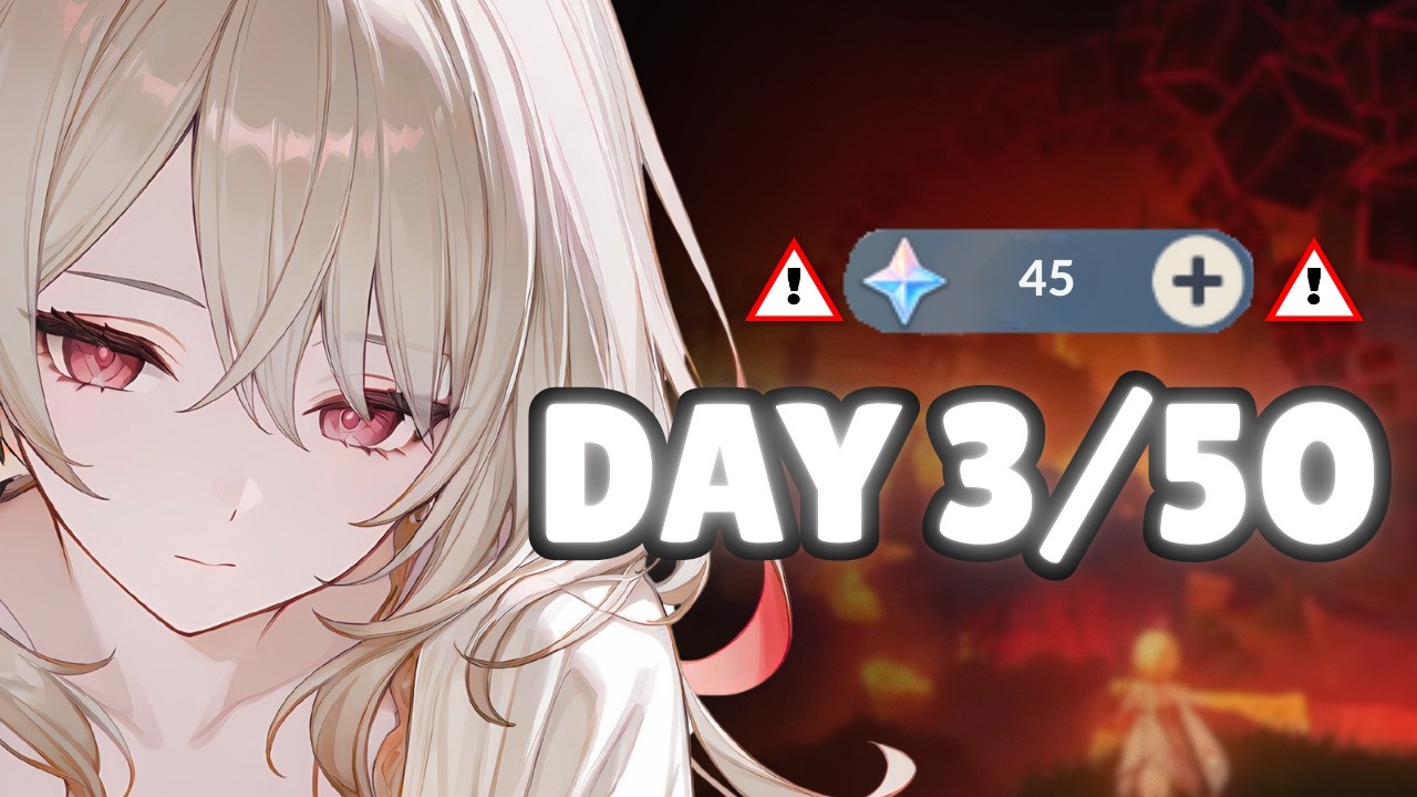 (DAY 3) Farming 21,440 Primogems in 50 DAYS So I Don’t Lose 50/50 Skirk Rerun… F2P BTW