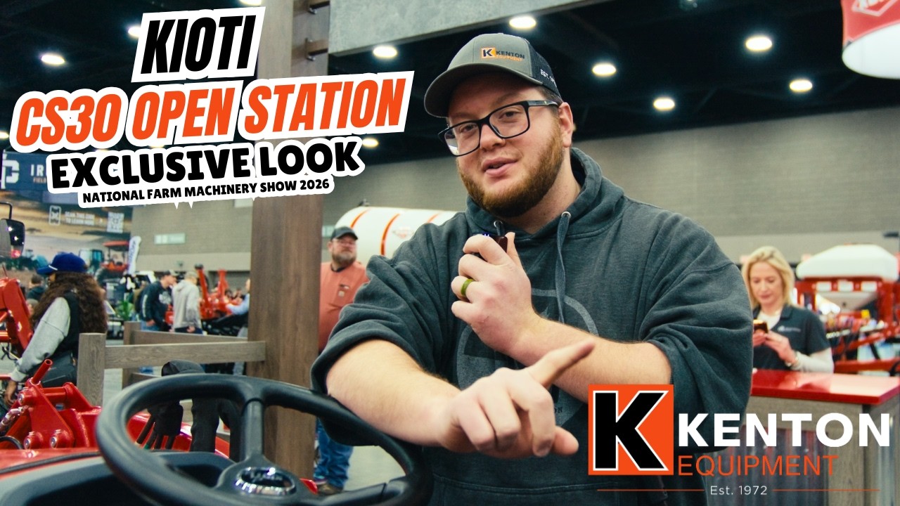 KIOTI CS30 Open Station: ЭКСКЛЮЗИВНЫЙ ВЗГЛЯД