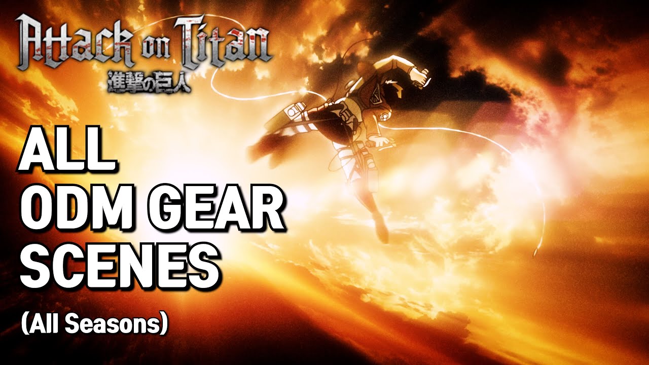 [4K] Attack on Titan | Best ODM (3D Maneuver) Gear Scenes [S1-S4 Part 2]
