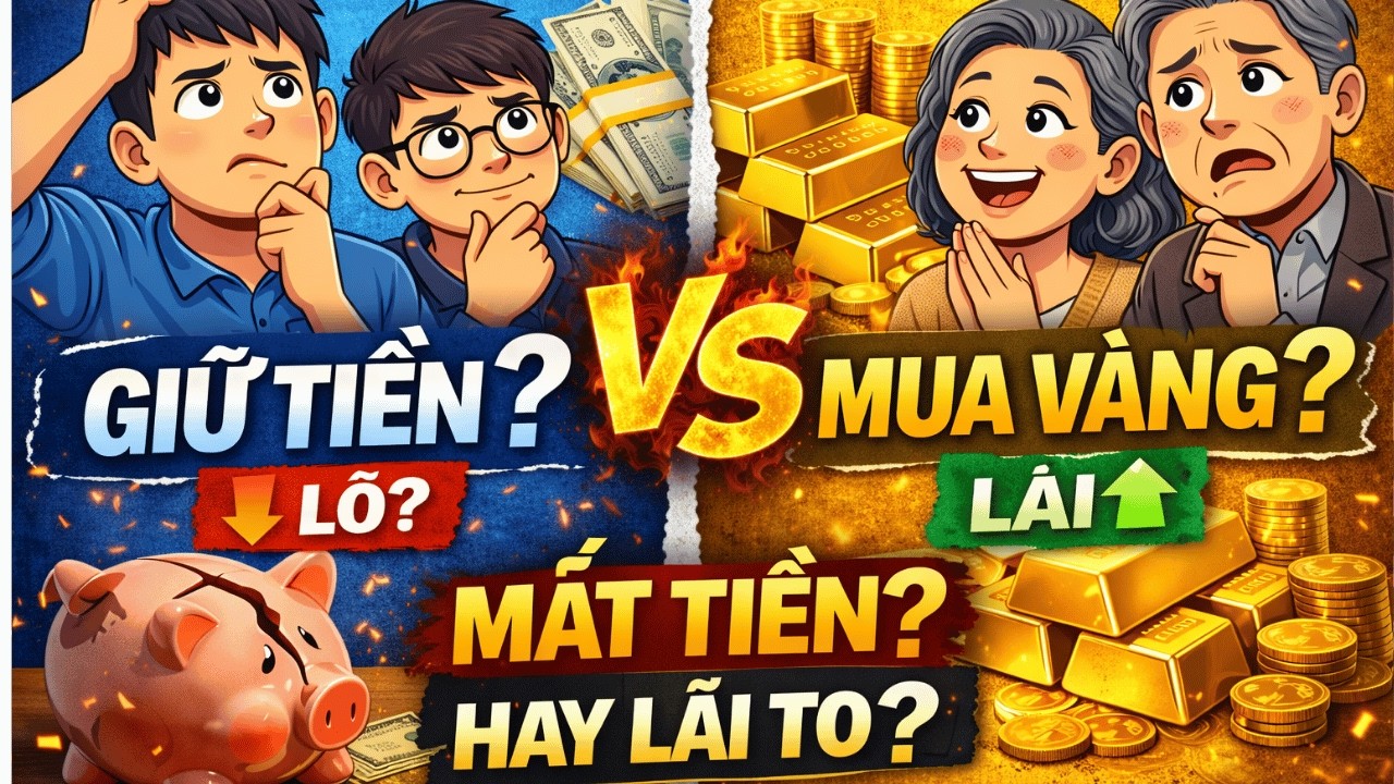 ĐẦU NĂM NÊN GIỮ TIỀN HAY MUA VÀNG? ĐỪNG QUYẾT ĐỊNH TRƯỚC KHI XEM VIDEO NÀY | Bí Quyết Làm Giàu