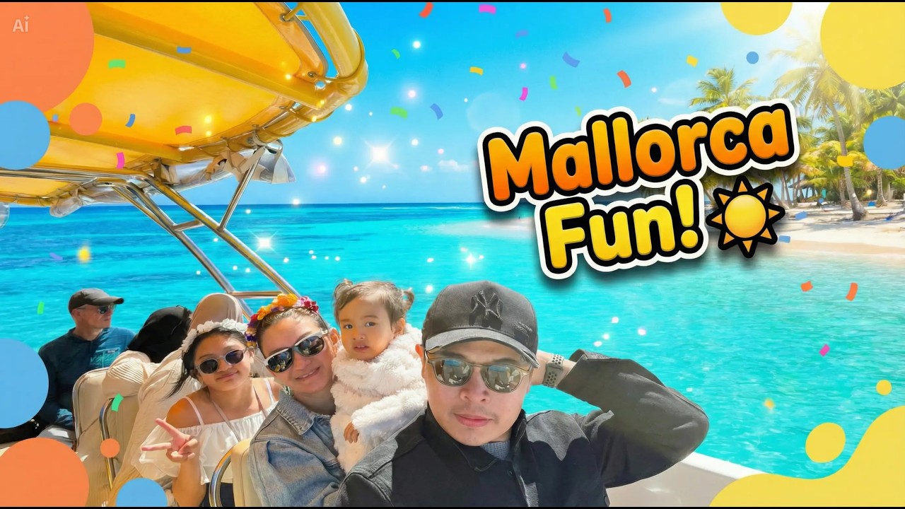 Поездка в Алькудию, Майорка! 🎉🌴 Небольшое предварительное празднование с моей семьей | Кис Великий