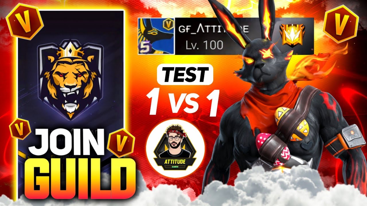Join V Badge Guild of Attitude Gamers 🏆 || How To Join V Badge Youtubers Guild || Expert Squad Guild