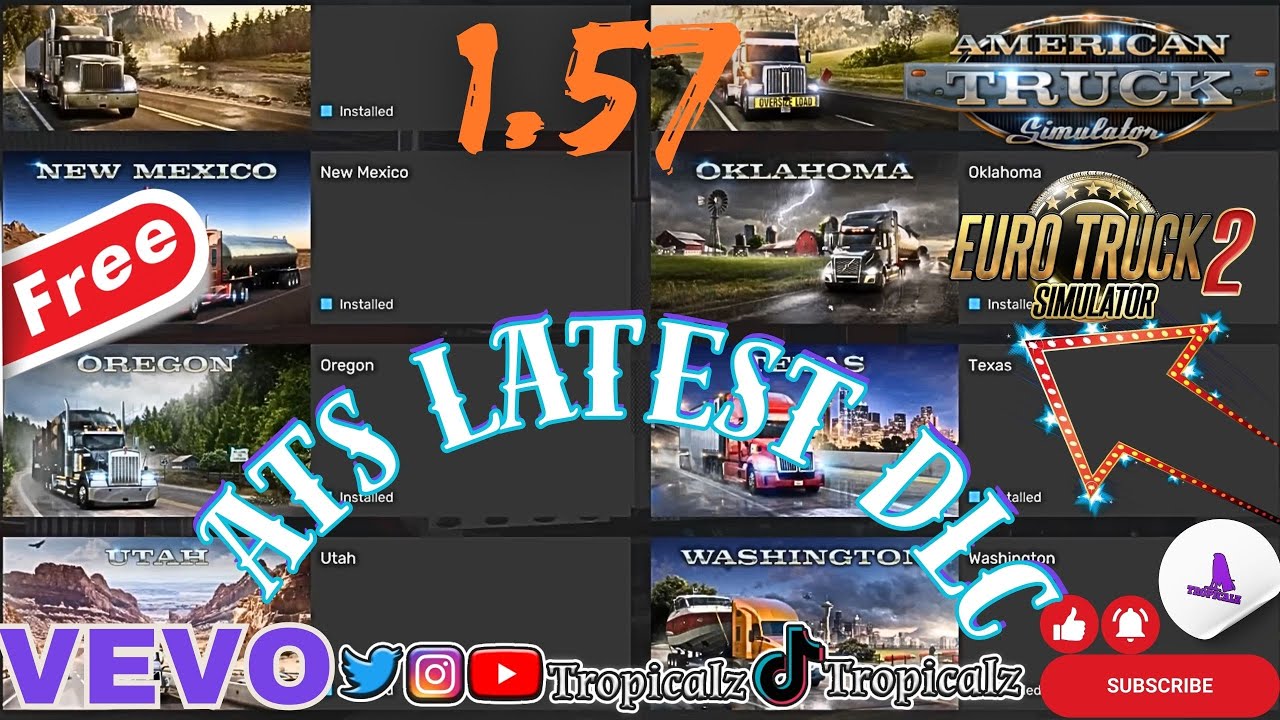 American Truck Simulator - Latest DLC Update 1.58.1.4