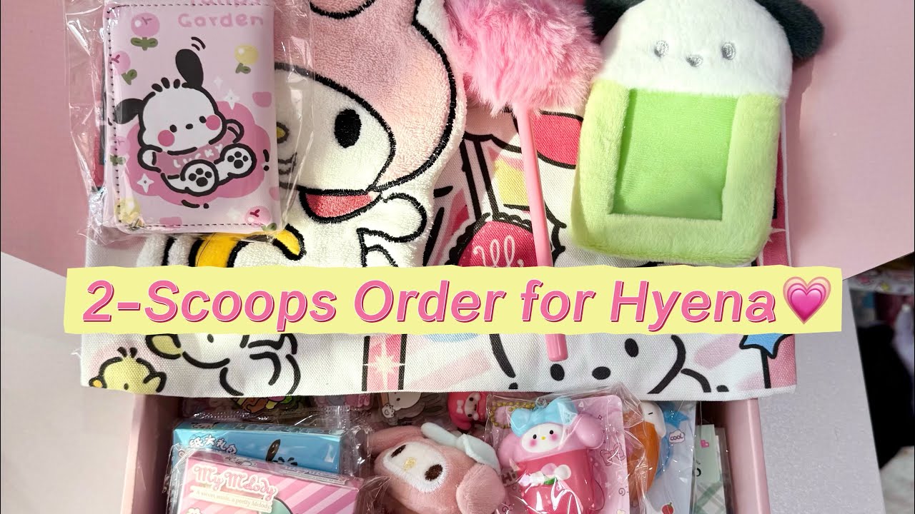 2-Scoop Order for Hyena!❤️