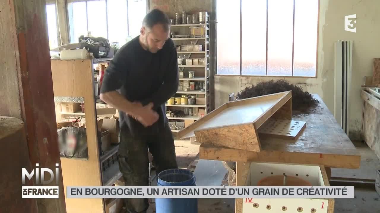 MADE IN FRANCE : En Bourgogne, un artisan doté d'un grain de créativité