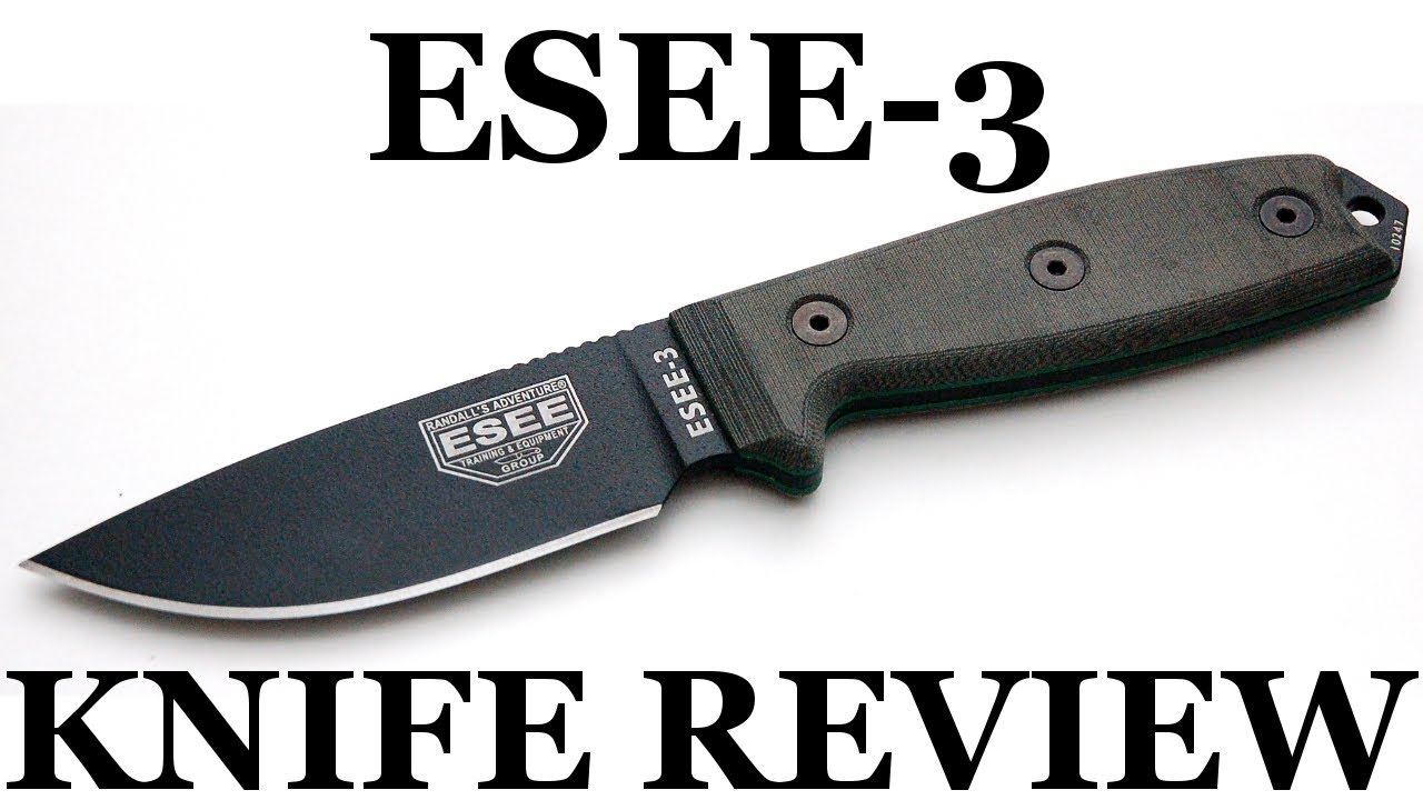 ESEE 3 Knife Review and Field Test