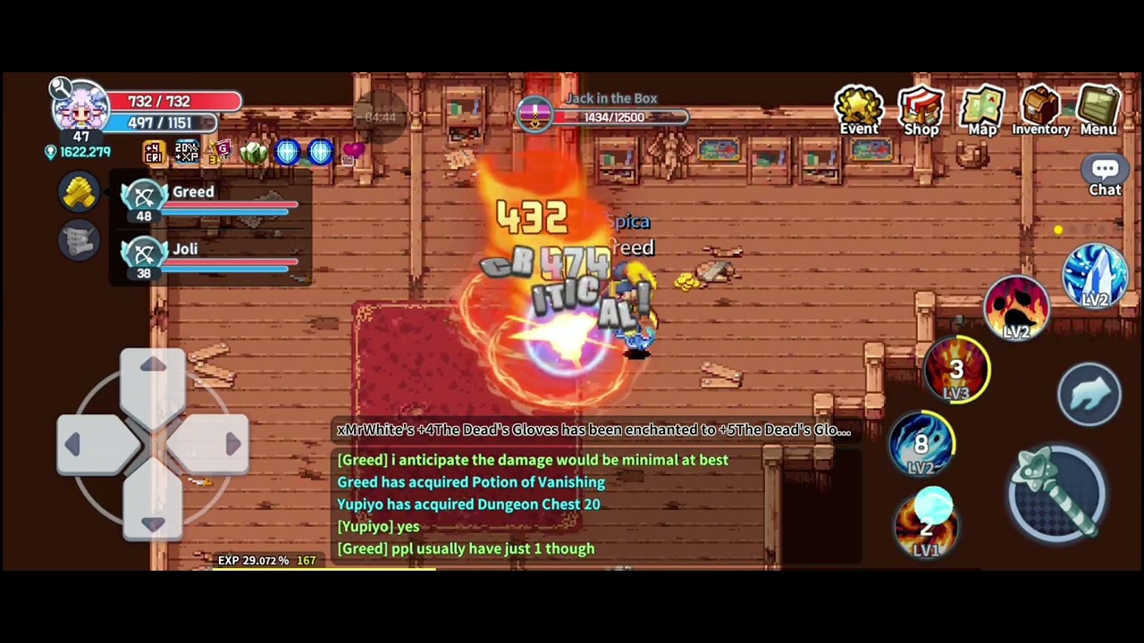 TWOM IMO Darlene - Use firestorm 2 skillbook on IDB 20