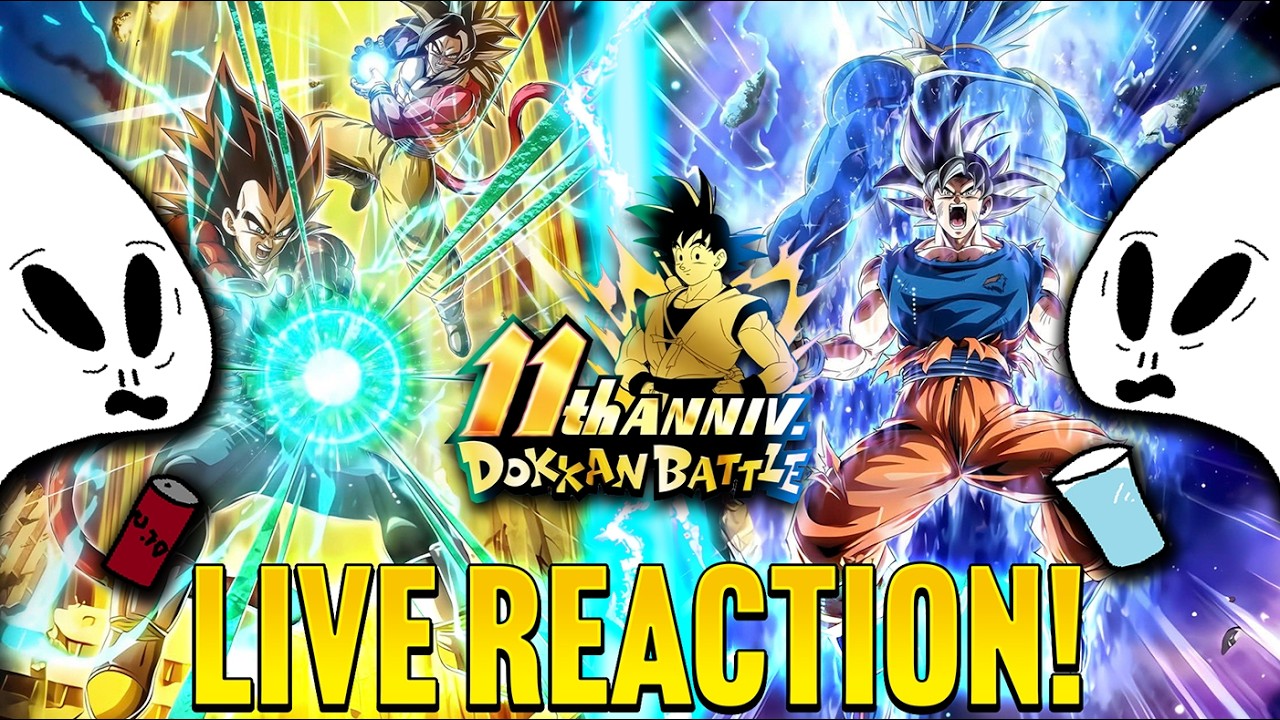 11th Anniversary Part 2 Celebration LIVE REACTION!!! | DBZ Dokkan Battle