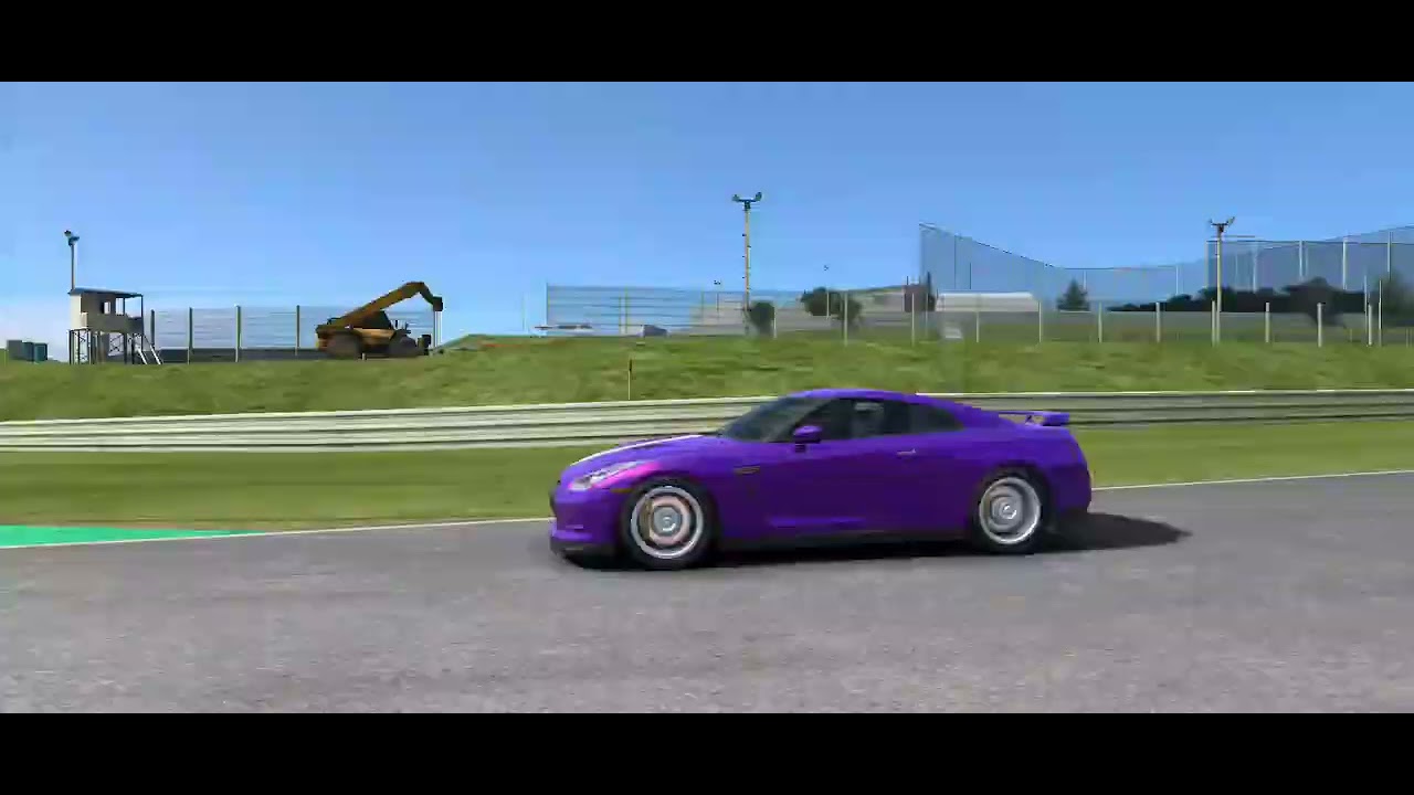 Carrera en mi nisan gtr r35