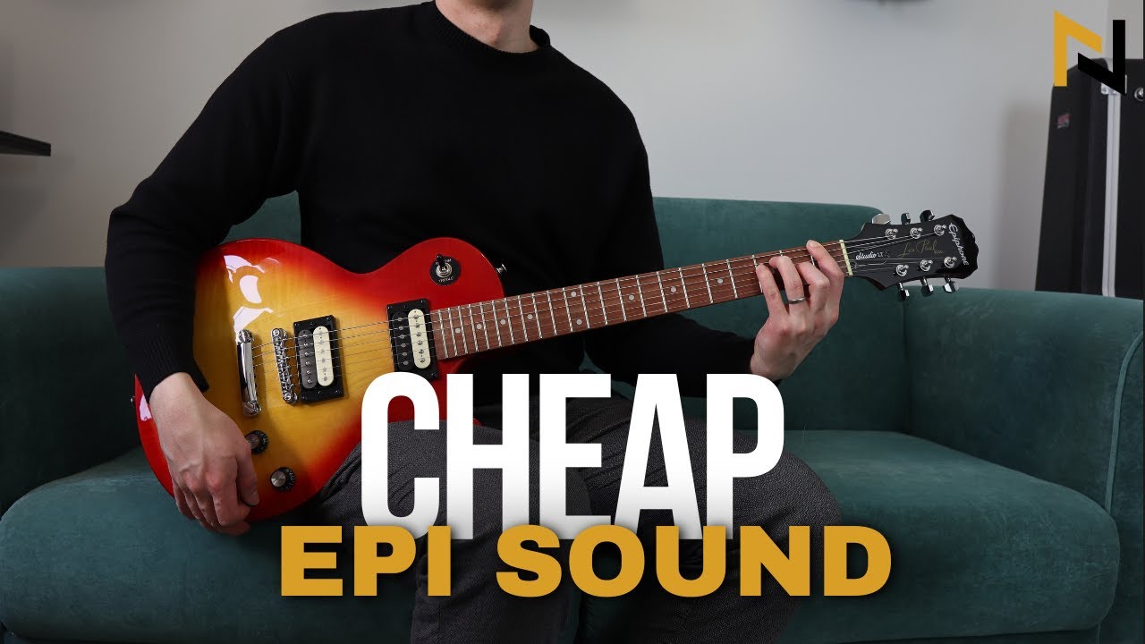 Cheap Epiphone Les Paul Studio E1 Sound Demo (No Talking)