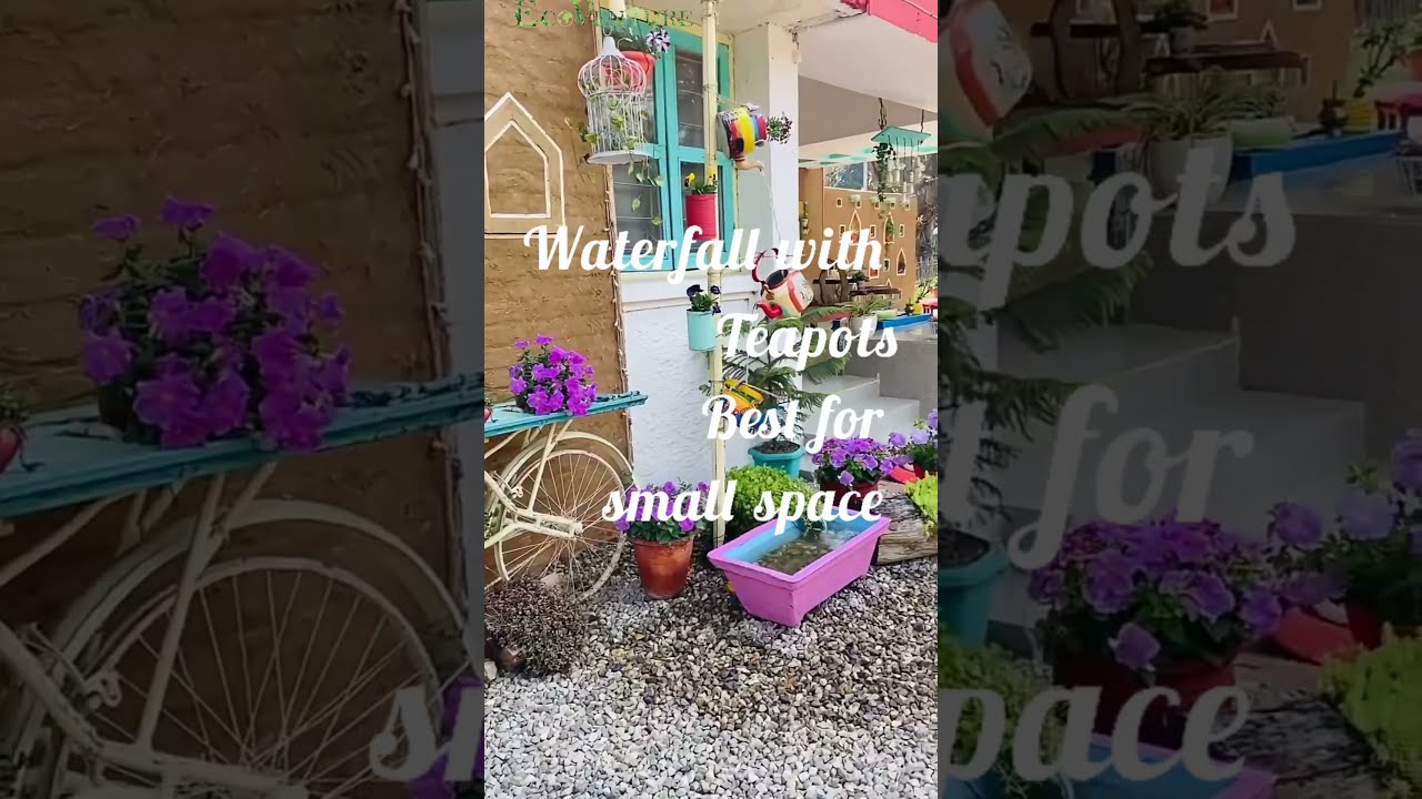 Amazing Garden Waterfall Ideas #gardenwaterfallideas #shorts #waterfallshorts #outdoor