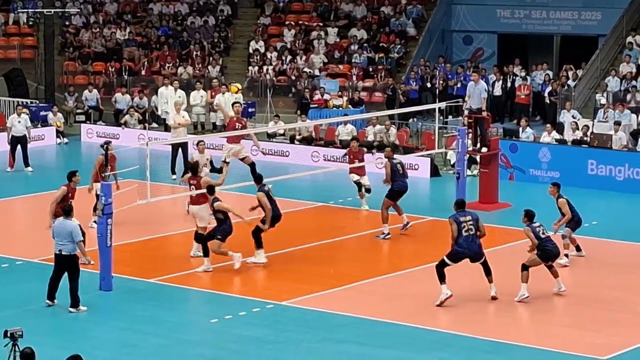 เฮกันทั้งสนามทีมชาติไทยคว้าเหรียญทอง🇹🇭ไทย #SEAGAMES2025 #SEAGAMES #ซีเกมส์ #THAILAND2025 #volleyball