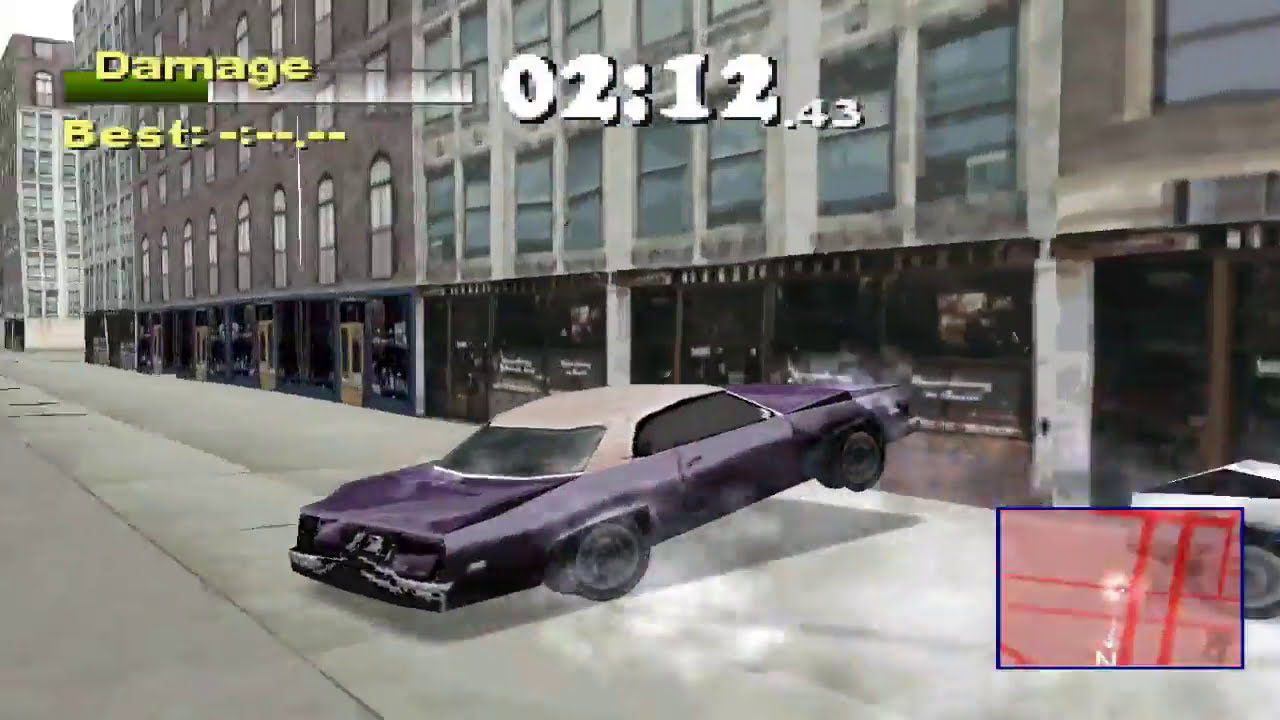 DRIVER 2 CHICAGO SURVIVAL MODE  (NO CHEATS)SURVIVED 02:18