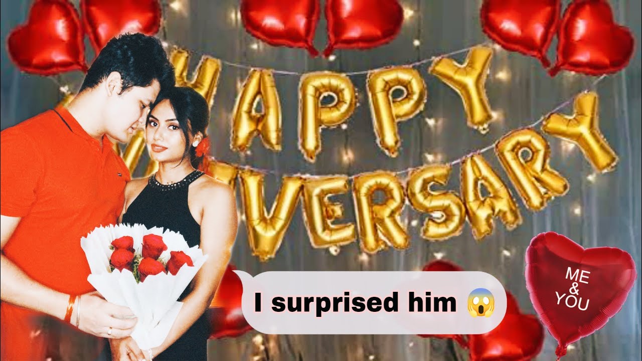 5 Years Surprise | I Surprised my husband | The90sCouple | Candle light dinner ideas at home
