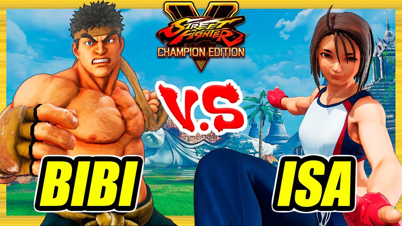 SFV CE 🔥 Bibi (Ryu) vs isaSFVAE (Akira) 🔥 Ranked Set 🔥 Street Fighter 5