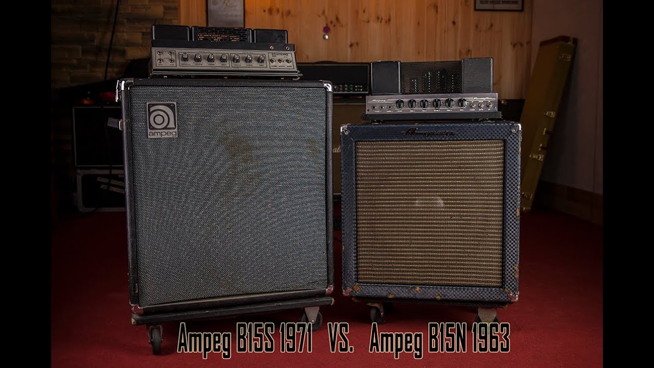 Ampeg B15S 1971 VS. Ampeg B15N 1963