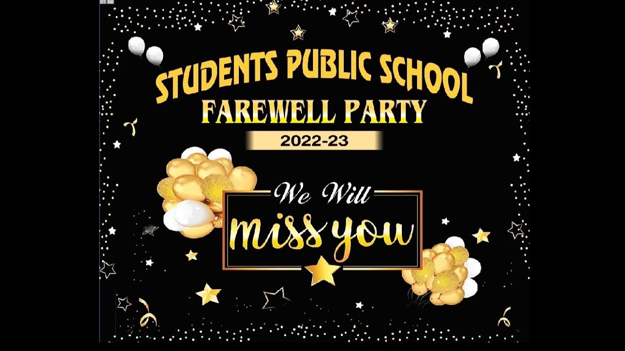 Pre Farewell Video Of STD - X (2022-23)