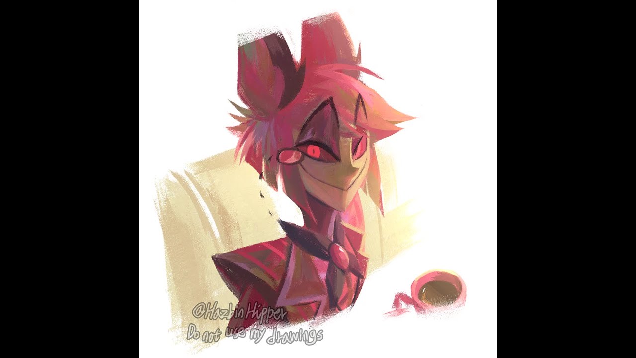 Alastor drawing(full process)